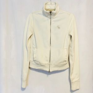 Abercrombie Sherpa Double Zipper Sweater
